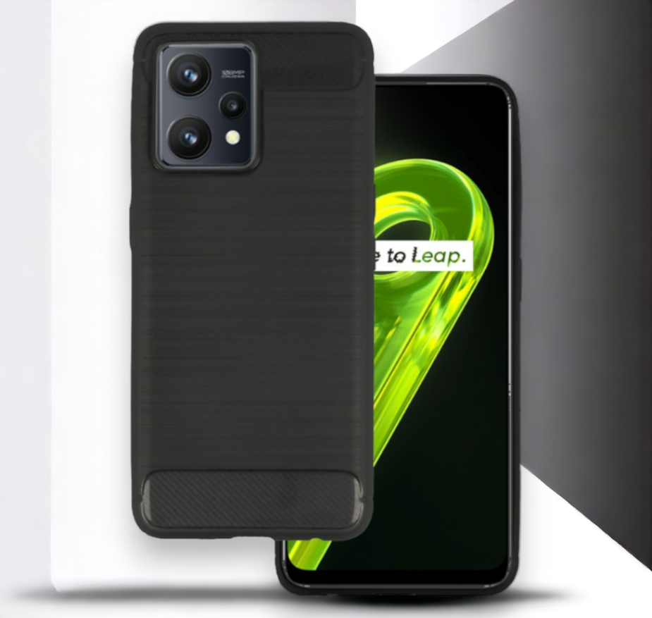Ovitek "Carbon lite" za Realme 9 Pro Plus - Črna – Infostyle – Črna / TPU silikon