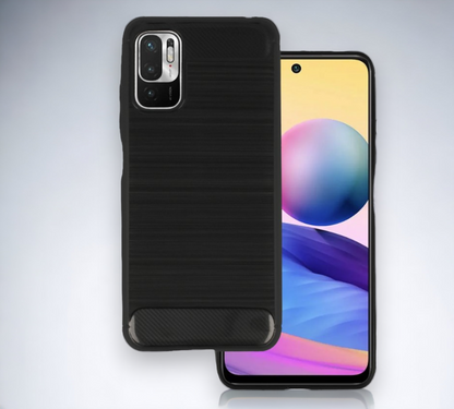 Ovitek "Carbon lite" za Xiaomi Redmi Note 10 5G - Črna – Infostyle – Črna / TPU silikon