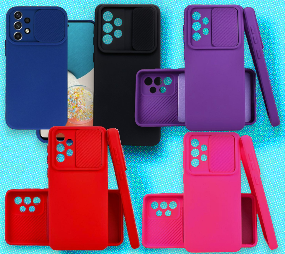 Silikonski ovitek "Camshield Soft" za Samsung Galaxy A33 5G – Infostyle – Temno modra / TPU silikon