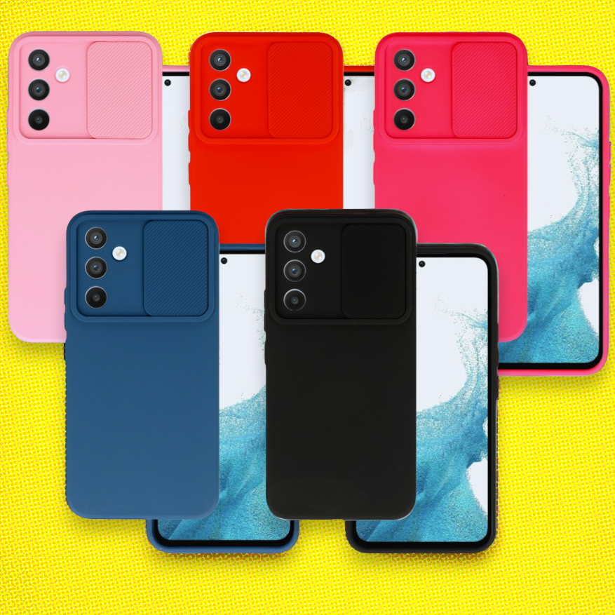 Silikonski ovitek "Camshield Soft" za Samsung Galaxy A54 5G – Infostyle – Svetlo roza / TPU silikon