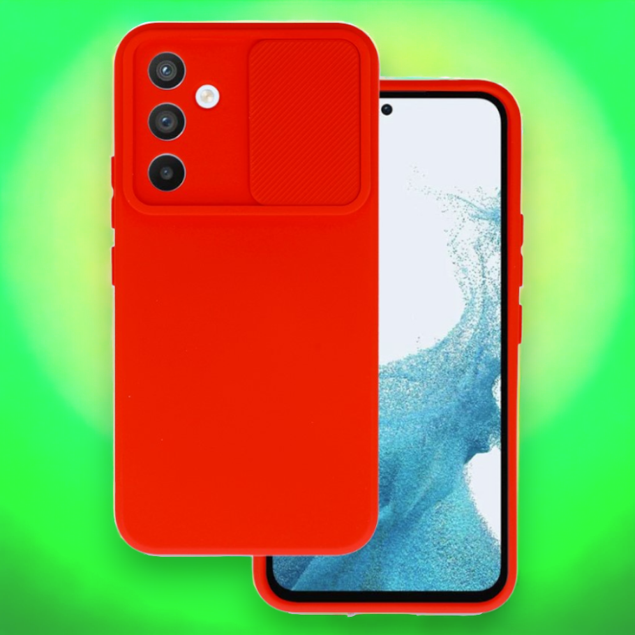 Silikonski ovitek "Camshield Soft" za Samsung Galaxy A54 5G – Infostyle – Živo roza / TPU silikon