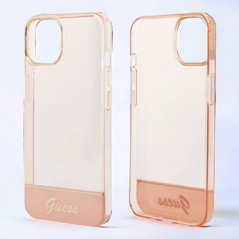 Ovitek Guess za iPhone 14 Pro Max - roza (GUHCP14XHGCOP)