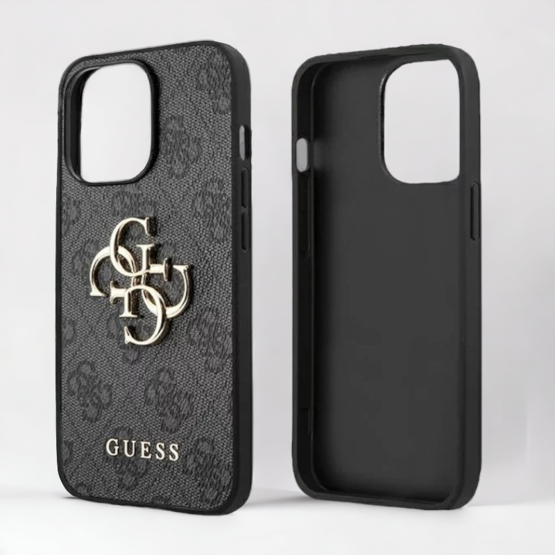 Ovitek Guess "grey 3D" za iPhone 14 Pro (GUHCP14L4GMGGR)