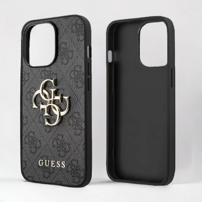 Ovitek Guess "grey 3D" za iPhone 14 Pro (GUHCP14L4GMGGR)