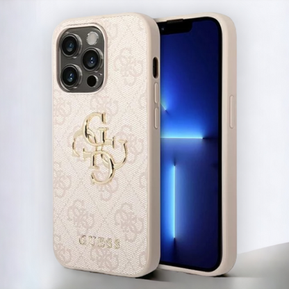 Ovitek Guess "pink 3D" za iPhone 12 Pro Max (GUHCP12L4GMGPI) – Svetlo roza / PC + TPU silikon