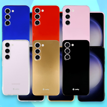 Silikonski ovitek "Jelly" za Samsung Galaxy S23 – Temno modra / TPU silikon