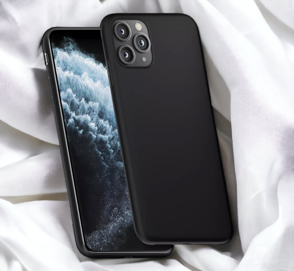 Silikonski ovitek "3MK Matt" za Samsung Galaxy XCover 5 - Črna – Črna / TPU silikon