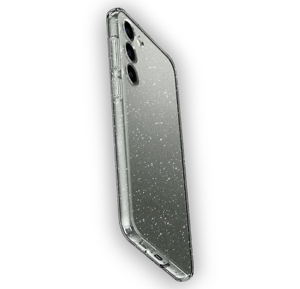 Silikonski ovitek "Crystal Glitter" za Samsung Galaxy S23 Plus - Srebrna – Infostyle