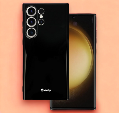 Silikonski ovitek "Jelly" za Samsung Galaxy S23 Ultra – Temno modra / TPU silikon