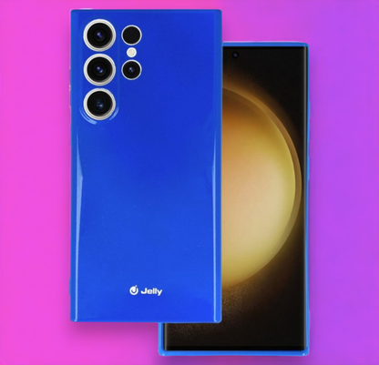 Silikonski ovitek "Jelly" za Samsung Galaxy S23 Ultra – Rdeča / TPU silikon