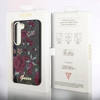 Ovitek Guess "Flower Collection - kaki" za Samsung Galaxy S23 (GUHCS23SHCFWSA)
