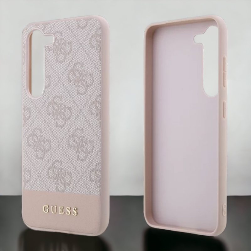 Ovitek Guess "pink - 4G" za Samsung Galaxy S23 Plus (GUHCS23MG4GLPI)