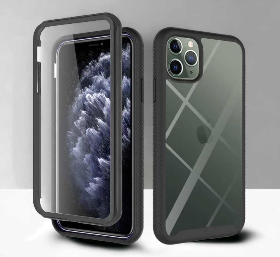 Ovitek "Defense 360 Pro" za iPhone 11 Pro/XS/X – Techsuit – Črna