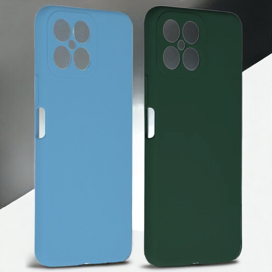 Silikonski ovitek "Soft Edge" za Honor X8 4G – Techsuit – Svetlo modra / TPU silikon