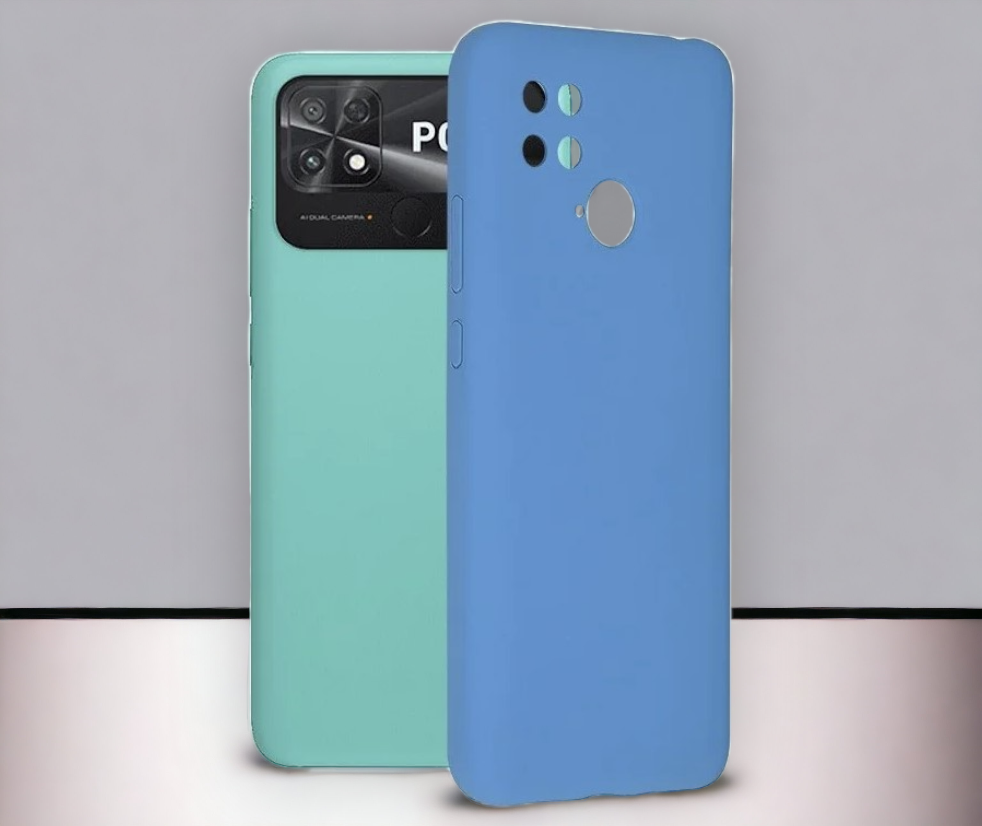 Silikonski ovitek "Soft Edge" za Redmi 10C – Techsuit – Črna / TPU silikon