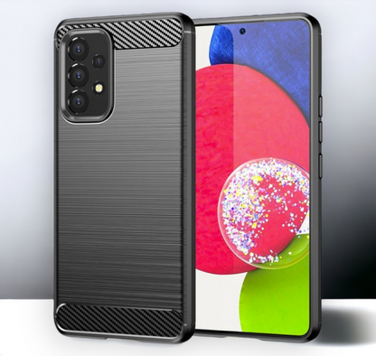 Silikonski ovitek "carbon" za Samsung Galaxy A53 5G - Črna – Techsuit – Črna / TPU silikon
