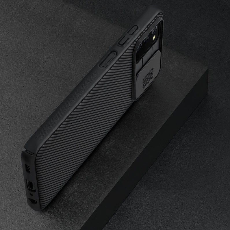 Ovitek "Nillkin CamShield" za Samsung Galaxy A03s - črna