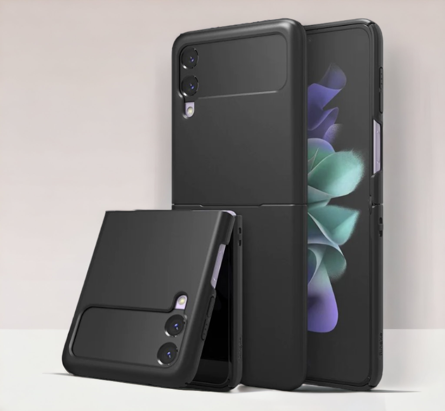Ovitek "Slim" iz za Samsung Galaxy Z Flip 3 - črna – Ringke – Črna / PC