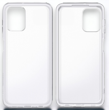 Original Samsung silikonski ovitek "Soft Clear" za Samsung Galaxy A22 4G - prozorna