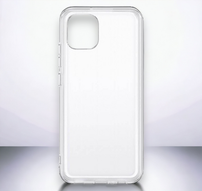 Original Samsung silikonski ovitek "Soft Clear" za Samsung Galaxy A03 - prozorna