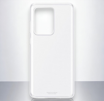 Original Samsung silikonski ovitek "Clear" za Samsung Galaxy S20 Ultra - prozorna