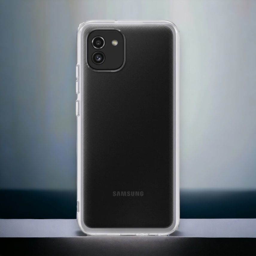 Silikonski ovitek Tactical za Samsung Galaxy A03 - Prozorna – Prozorna / TPU silikon