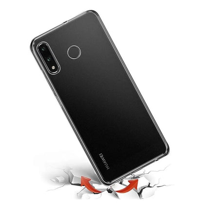 Original Huawei silikonski ovitek za Huawei P30 Lite - prozorna