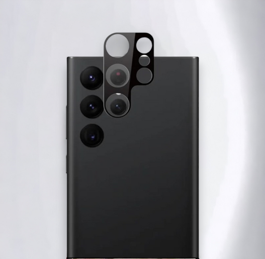 Zaščitno steklo za kamero (Metal black) za Samsung Galaxy S23 Ultra - črna – Lito