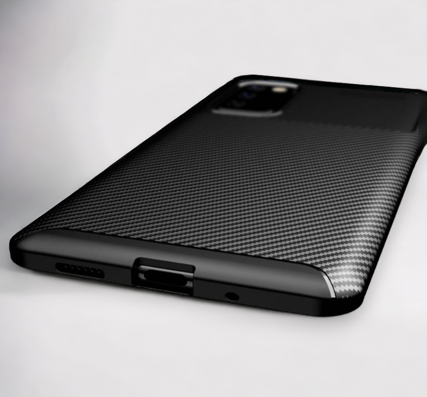 Ovitek "Vennus Carbon Elite" za Samsung Galaxy S20 FE - črna