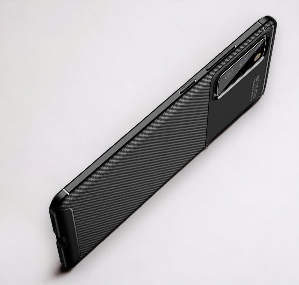 Ovitek "Vennus Carbon Elite" za Samsung Galaxy S20 FE - črna