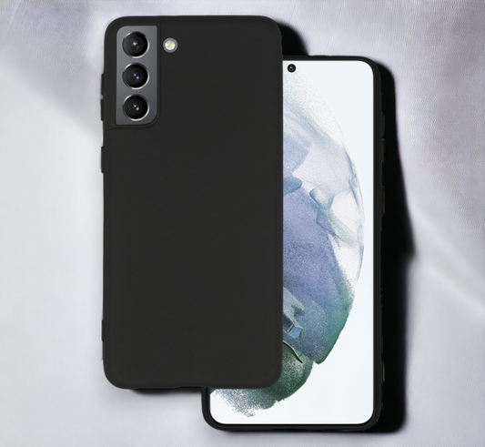 Silikonski ovitek "matt" za Samsung Galaxy S21 Plus - Črna – Infostyle – Črna / Silikon