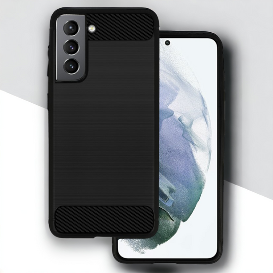 Ovitek "Carbon lite" za Samsung Galaxy S21 Plus - Črna – Infostyle – Črna / TPU silikon