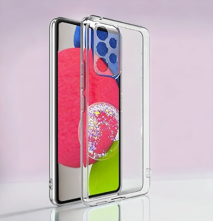 Silikonski ovitek za Samsung Galaxy A53 5G (2mm) - Prozorna – Infostyle – Prozorna / Silikon