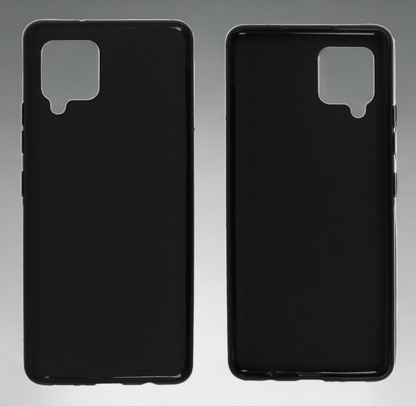 Silikonski ovitek "matt" za Samsung Galaxy A42 5G - Črna – Infostyle