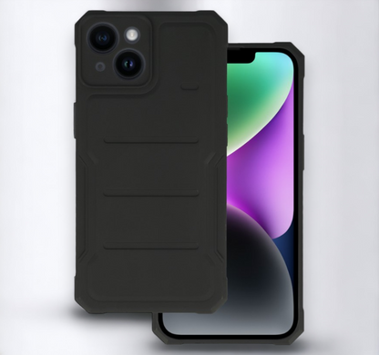 Silikonski ovitek "Protector" za iPhone 14 Plus - črna – Infostyle – Črna / TPU silikon