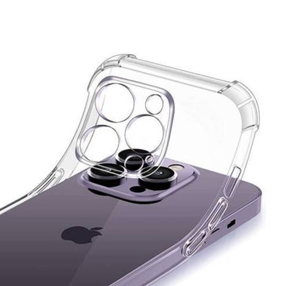 Silikonski ovitek "Antishock" za iPhone 13 Pro (0.5 mm) - Transparent – Infostyle