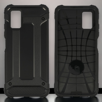 Silikonski ovitek "armor carbon" za Samsung Galaxy A73 5G - Črna – Infostyle