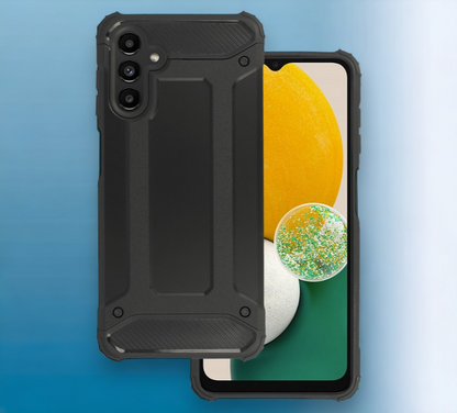 Silikonski ovitek "armor carbon" za Samsung Galaxy A13 5G - Črna – Infostyle – Črna / PC + TPU silikon