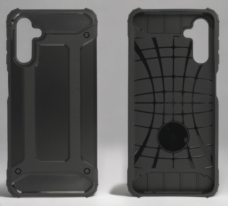 Silikonski ovitek "armor carbon" za Samsung Galaxy A04s - Črna – Infostyle