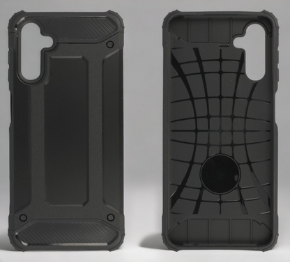 Silikonski ovitek "armor carbon" za Samsung Galaxy A04s - Črna – Infostyle