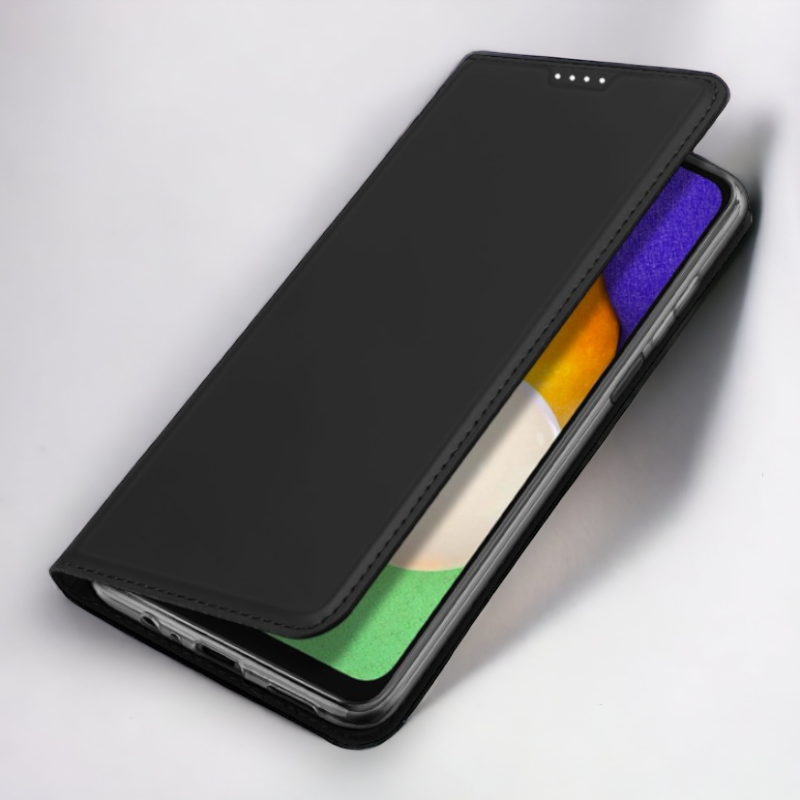 Premium preklopna torbica "SKIN Pro" za Samsung Galaxy XCover 5 – Dux Ducis – Črna / Umetno usnje + TPU silikon