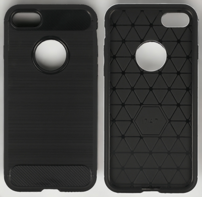 Ovitek "Carbon lite" za iPhone SE 2020/2022/2023 - Črna – Infostyle