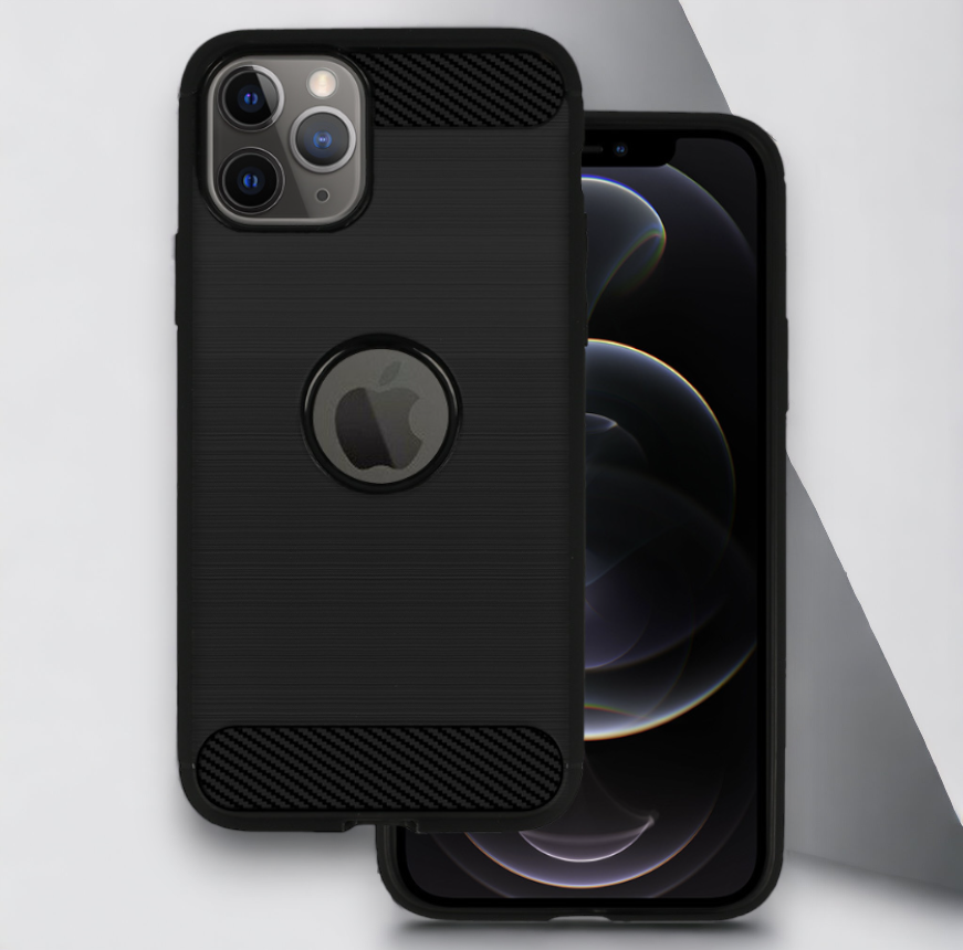 Ovitek "Carbon lite" za iPhone 13 Pro - Črna – Infostyle – Črna / TPU silikon