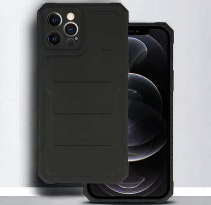 Silikonski ovitek "Protector" za iPhone 13 Pro - črna – Infostyle – Črna / TPU silikon