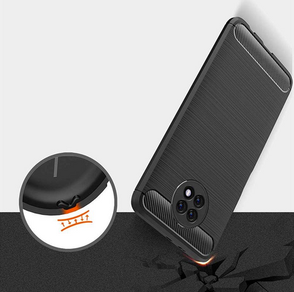 Ovitek "Carbon lite" za Xiaomi Redmi Note 9T - Črna – Infostyle