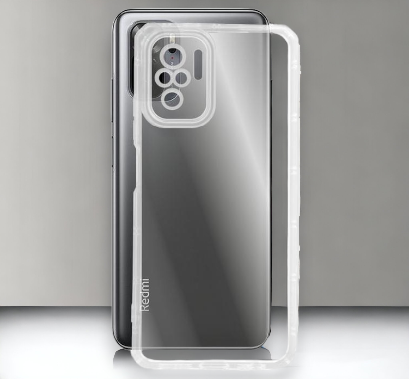 Silikonski ovitek "Armor Antishock" za Xiaomi Redmi Note 10s - transparent – Infostyle – Prozorna / TPU silikon