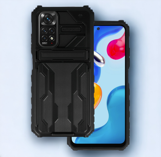Ovitek "Combo" za Xiami Redmi Note 11 Pro / Note 11 Pro 5G - črna – Tel Protect – Črna / PC + TPU silikon