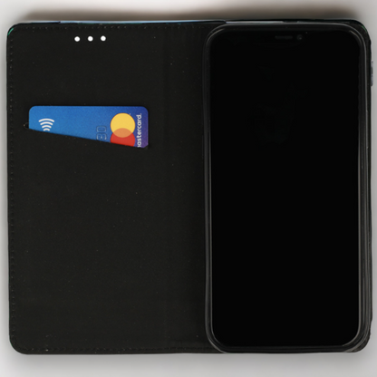 Preklopna torbica "Flower" za Samsung Galaxy A72 4G/5G – Infostyle – Svetlo roza / Umetno usnje + TPU silikon