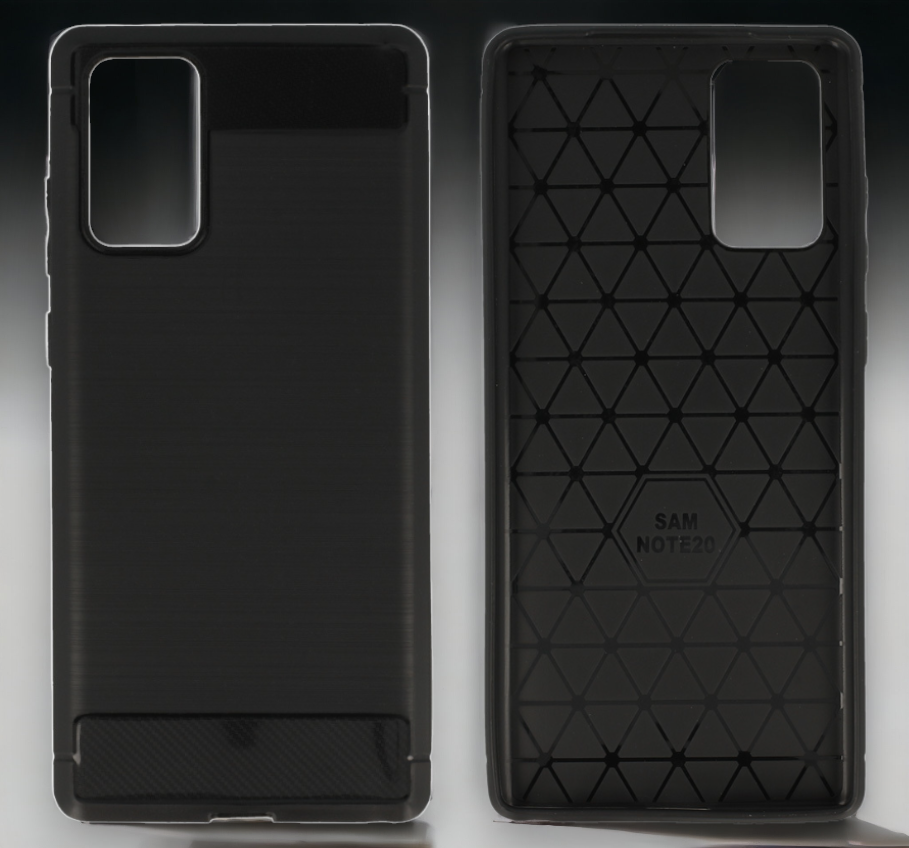 Ovitek "Carbon lite" za Samsung Galaxy Note 20 - Črna – Infostyle