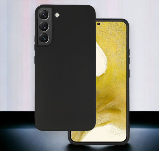 Silikonski ovitek "matt" za Samsung Galaxy S22 Plus - Črna – Infostyle – Črna / Silikon